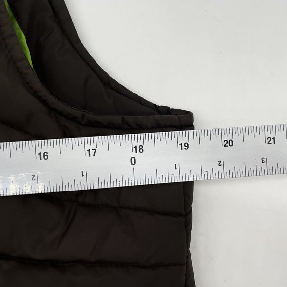 Kenneth Cole Reaction Vest Mens Large Down Puffer Jacket Feathers Full Zip Gray - Picture 6 of 9